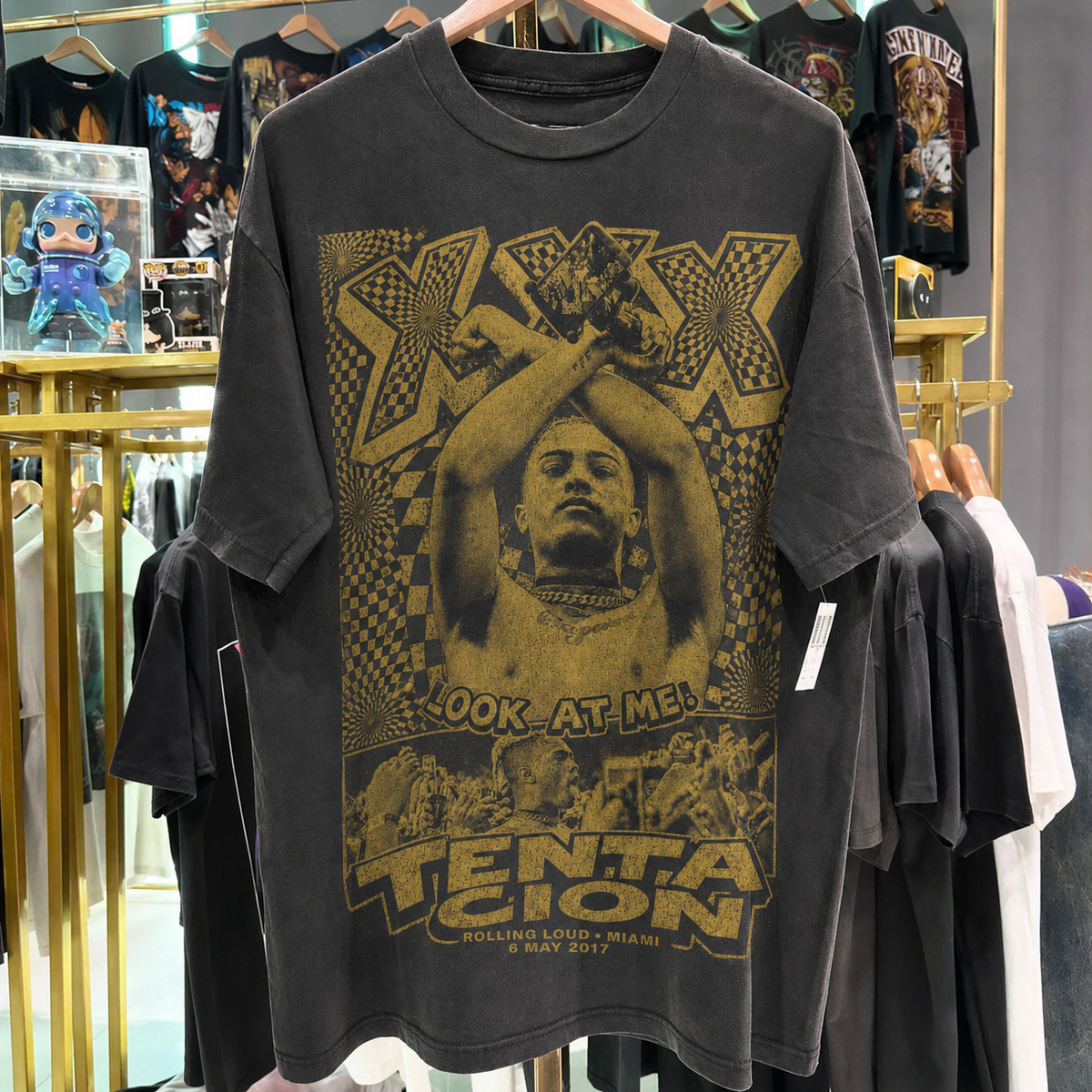 XXXTentacion Washed Black T-Shirt